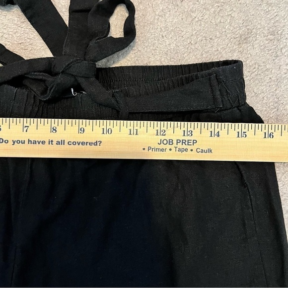 Ambiance Apparel pants womens medium Drawstring Waist Loose fitting linen blend - Picture 5 of 6